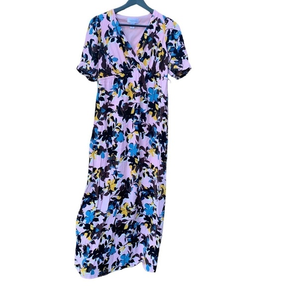 Motherhood women's size small maxi floral dress, pit to pit 15" - Picture 1 of 3